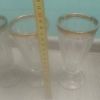 три кристални чаши-комплект, снимка 3 - Други ценни предмети - 37922922