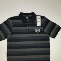Everlast Stripe Polo - Мъжка тениска с яка, размери M и L., снимка 2 - Тениски - 40021422
