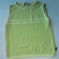 зелен пуловер без ръкави, снимка 2 - Детски якета и елеци - 37252116