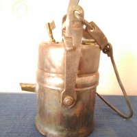 Карбитна лампа,стара,запазена,колекционерска., снимка 3 - Антикварни и старинни предмети - 32353482