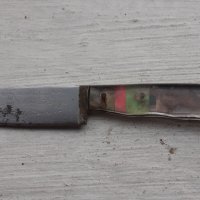 Стар критски ергенски нож острие ножче, снимка 1 - Антикварни и старинни предмети - 44481390