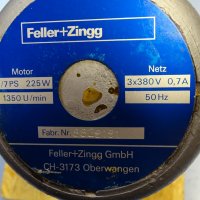 центробежна помпа Feller+Zingg 1/7 PS 380V 225W, снимка 2 - Резервни части за машини - 40133643