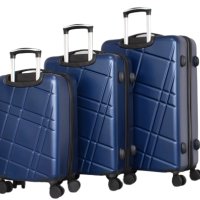 Платмасови куфари ABS в три размера, КОД: 2307, снимка 6 - Куфари - 42519432