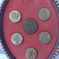Ретро Медал Медальон.6 бр., снимка 1 - Антикварни и старинни предмети - 44698330
