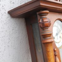 Немски стенен часовник, снимка 9 - Антикварни и старинни предмети - 44390071