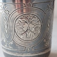  Руска Сребърна чаша 84 сребро 84-продадена, снимка 3 - Антикварни и старинни предмети - 42482082