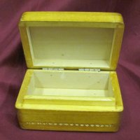 50-те Дървена Кутия за Бижута, снимка 6 - Антикварни и старинни предмети - 31860108
