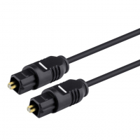 Оптичен аудио кабел DeTech, Toslink, 3.0м, Черен, снимка 3 - Други - 36545041