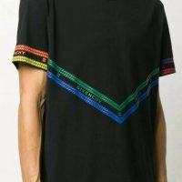 €799 Автентична мъжка тениска Givenchy Multicolored Chain , снимка 3 - Тениски - 25978608