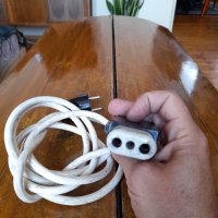 Стар захранващ кабел,Съединителен шнур,щекер #2, снимка 5 - Други ценни предмети - 37740743