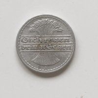 50 пфенинга 1921 Германия, снимка 2 - Нумизматика и бонистика - 44303038