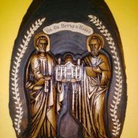 Икона св.св.Петър и Павел, снимка 12 - Дърводелски услуги - 21493329