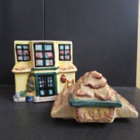 Порцеланова къща - буркан, снимка 3 - Антикварни и старинни предмети - 39956934