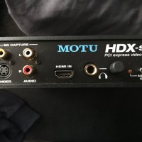 MOTU HDX-SDI за лаптоп Видео аудио интерфейс., снимка 4 - Други - 31272416