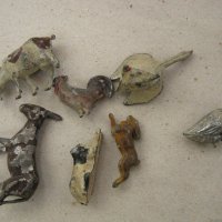 7 бр. стари оловни части от фигурки, фигури, фигура, снимка 3 - Други ценни предмети - 31623760