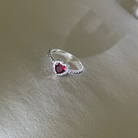 Сребърен пръстен "Любов", снимка 5 - Пръстени - 44484165