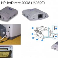 HP сървъри за печат JetDirect 200M , снимка 1 - Друга електроника - 30611599