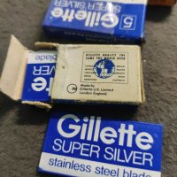 Продавам стари бръснарски ножчета Gillette Super Silver , снимка 2 - Колекции - 38833106
