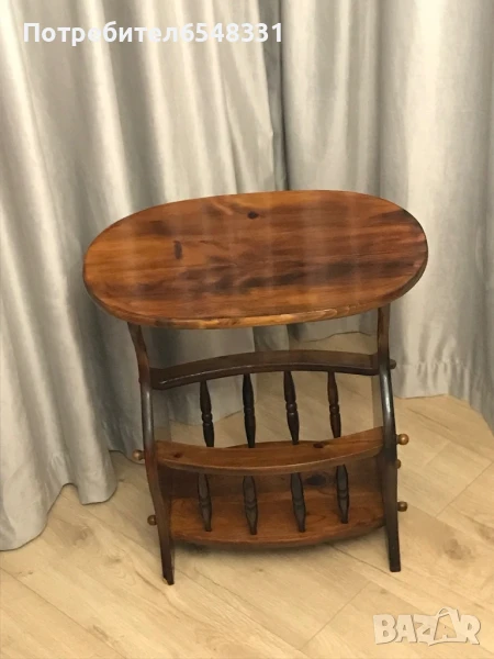 Маса от масивно дърво - махагон , снимка 1