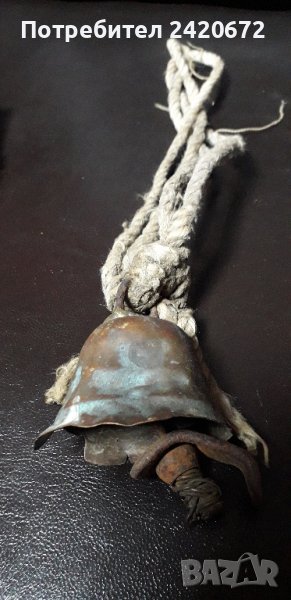 Старинно  медно звънче/чан/, снимка 1