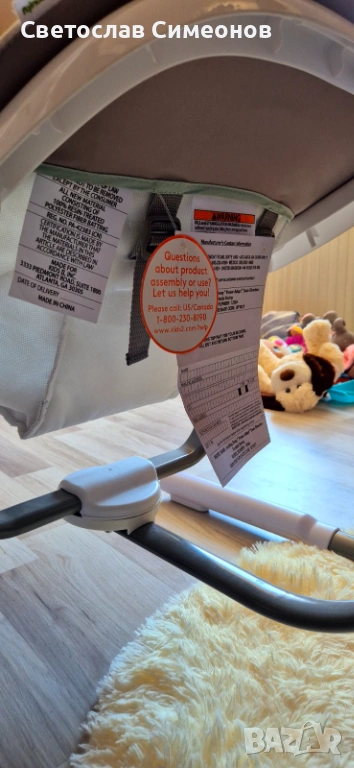 Бебешка люлка почти не е използвана, снимка 1