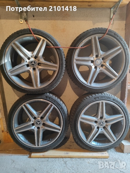 Джанти с гуми за Мерцедес спорт пакет 18 цола, снимка 1