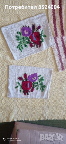Две нови старинни калъфки за възглавници от 70 те г ръчно тъкани, снимка 1