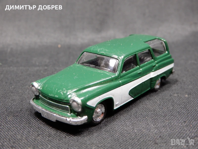 1/64 РЕТРО МЕТАЛНА КОЛИЧКА WARTBURG 311 CAMPING GRELL, снимка 1