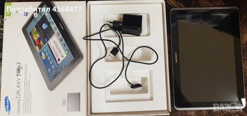 Таблет Samsung Tab2 , 10,2", 16gb, снимка 1