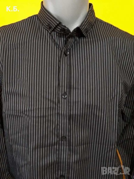 Нова елегантна мъжка риза р-р M/L, снимка 1