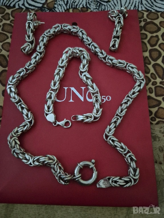 масивен сребърен комплект, снимка 1