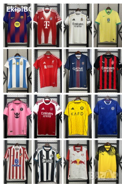 Футболни тениски на любими отбори | EkipiBG, снимка 1