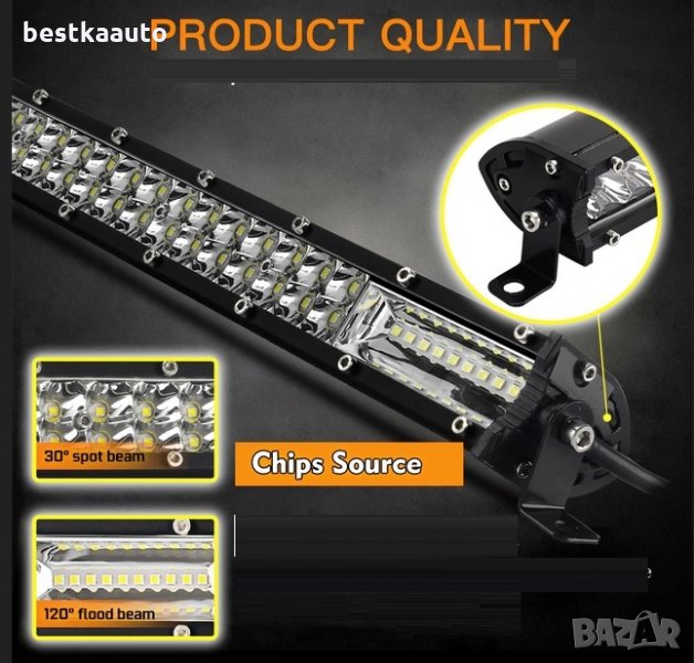 Халоген LED BAR- 34см. -120W 12-24V (63399)/254298, снимка 1