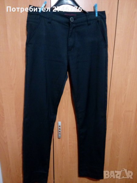 ЛИКВИДАЦИЯ  34 размер мъжки черен панталон, снимка 1
