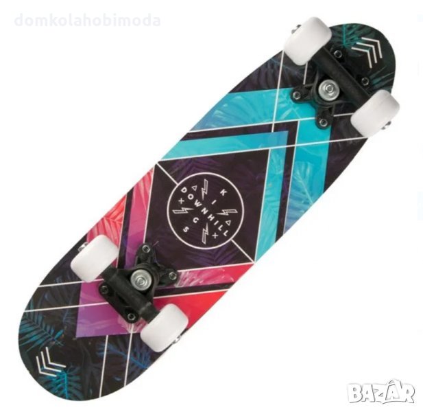 Скейтборд skate Силиконови колела , дъската е покрита с противо хлъзгащо покритие, снимка 1