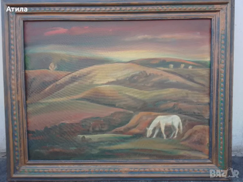 картина 76/62 см на Кънчо Стоицев, снимка 1