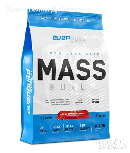 Everbuild Mass Gainer Bag - Протеин Гейнер - 5.4кг, снимка 1