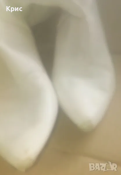 Дамски бели ботуши, достъпни , снимка 1