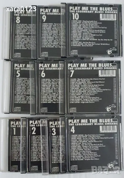 Play Me The Blues... The Legendary Blues Singers 10CD, снимка 1