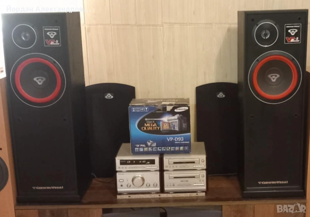 тонколони  Cerwin Vega VE-8, снимка 1