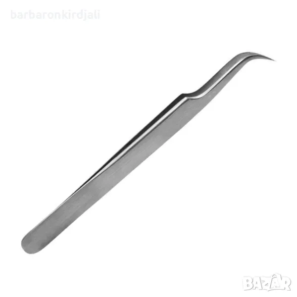 Извита Пинсета за поставяне на мигли, снимка 1