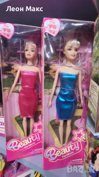 Кукла тип Барби с рокля , снимка 1