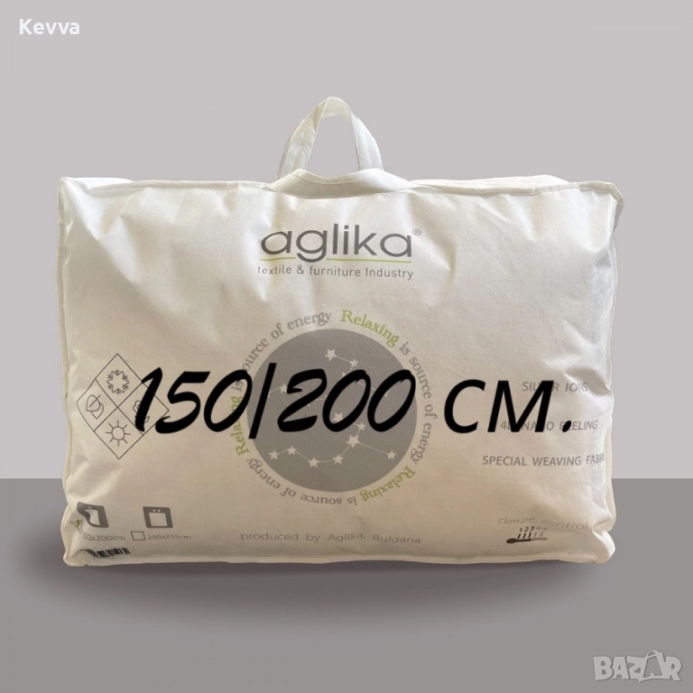 Бяла олекотена завивка, снимка 1