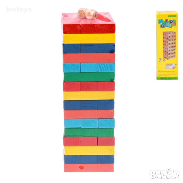 Дървена игра дженга - Код 4209, снимка 1