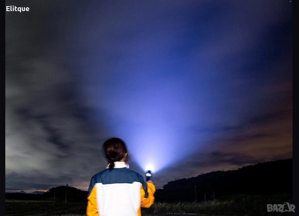 Малко фенерче с XHP70 силна светлина и интелигентен OLED дисплей  FL69, снимка 1