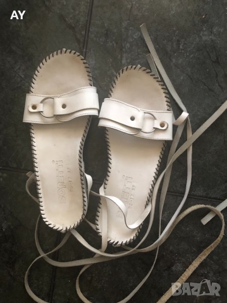 Дамски сандали естествена кожа, снимка 1