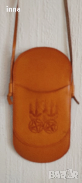 Арт кожен калъф за очила, снимка 1