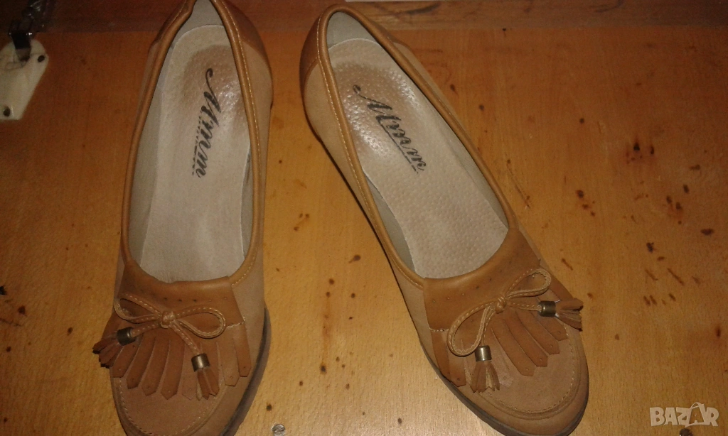 като нови обувки с дебел ток , снимка 1