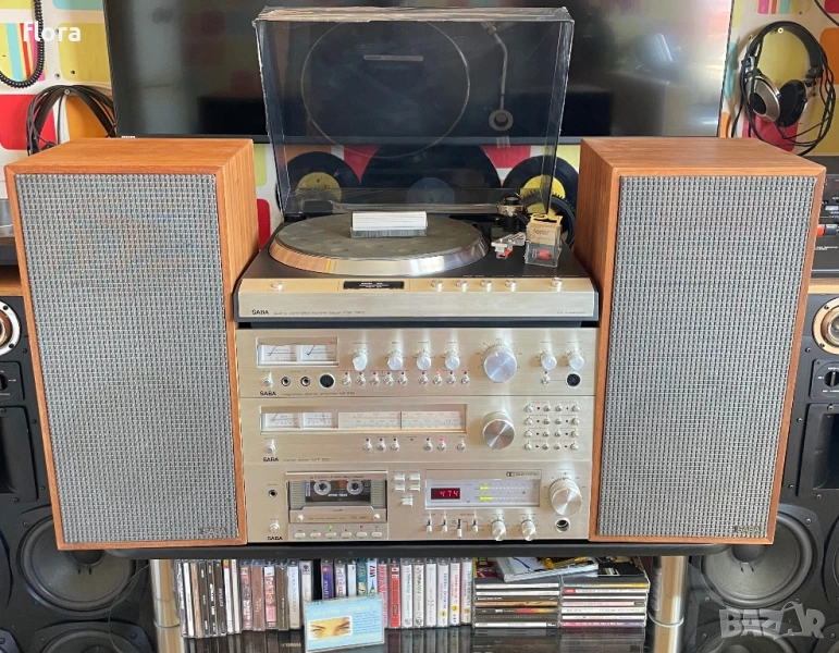 Винтидж сет SABA в топ състояние , снимка 1