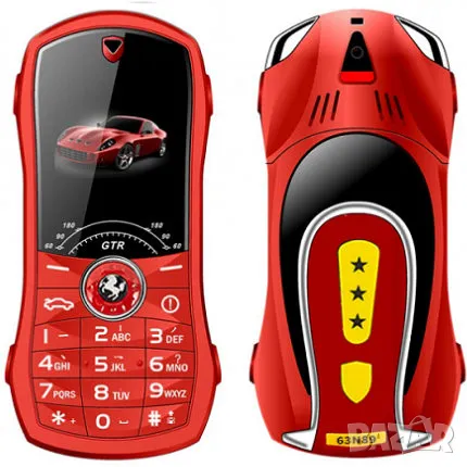 Телефон, GSM, Ферари, Българско меню, блутут, две сим карти, Меню на Български, Радио, Nokia, Нокия, снимка 1